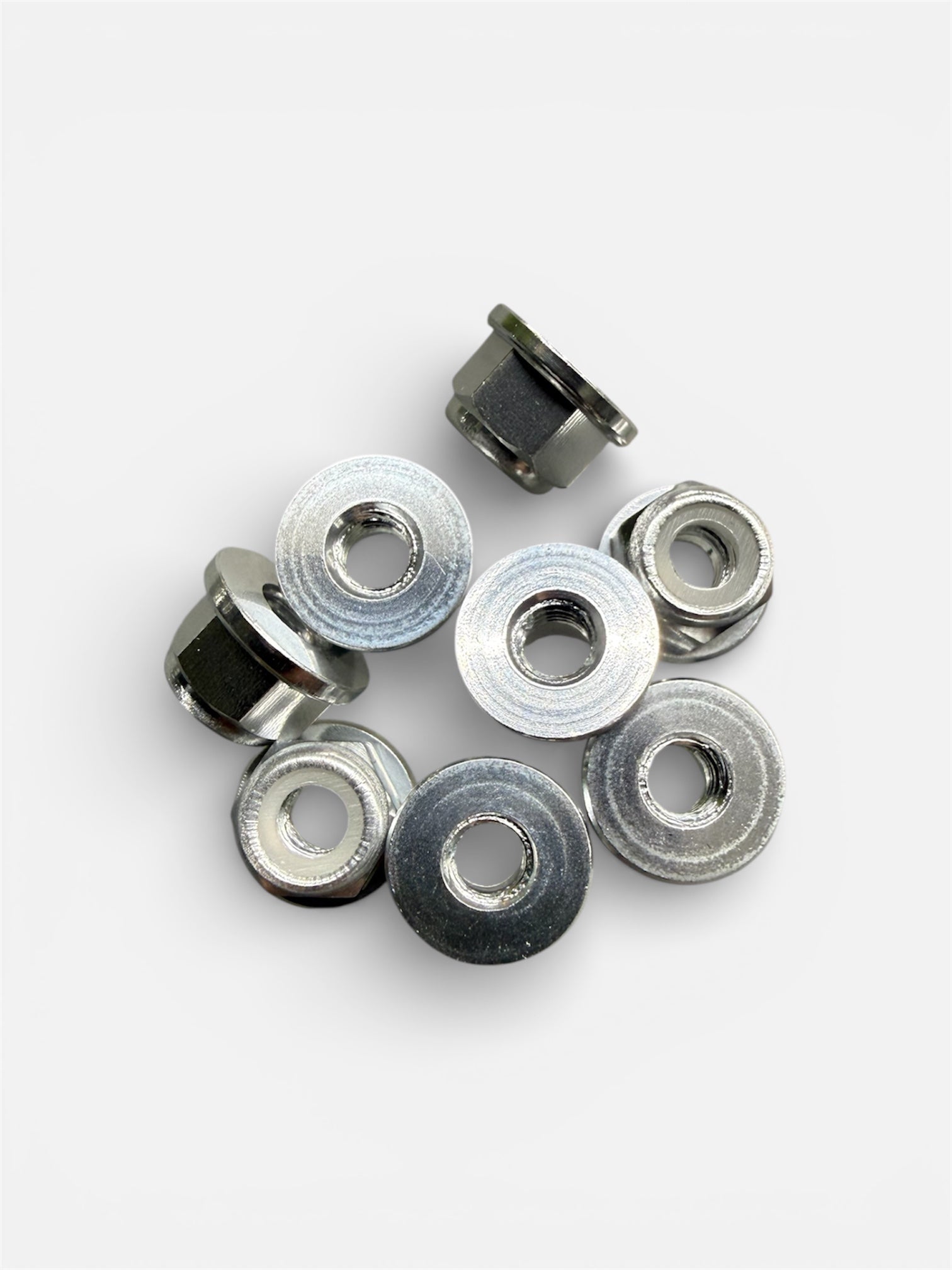 M3 Aluminum Flanged Nut