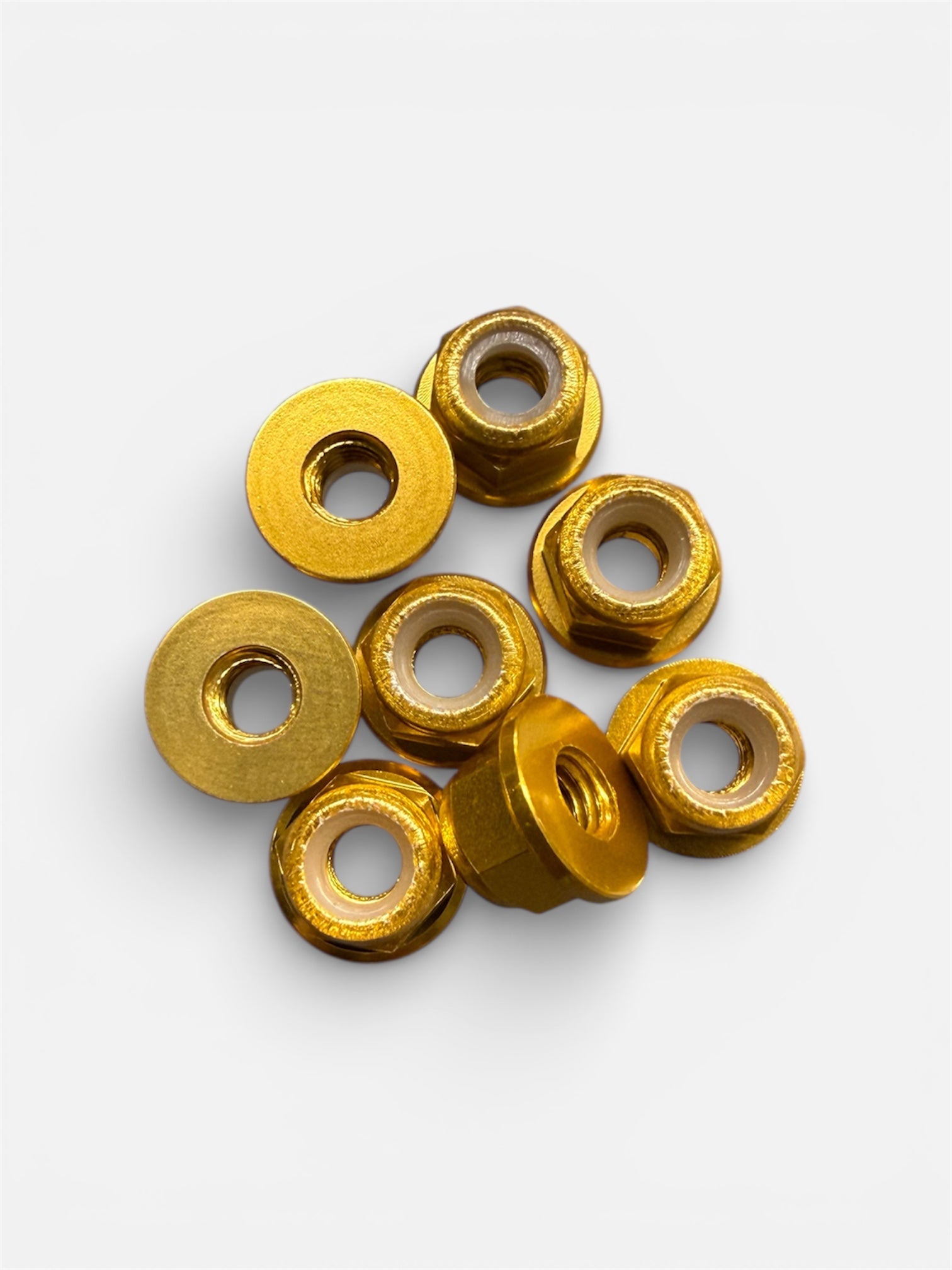 M3 Aluminum Flanged Nut